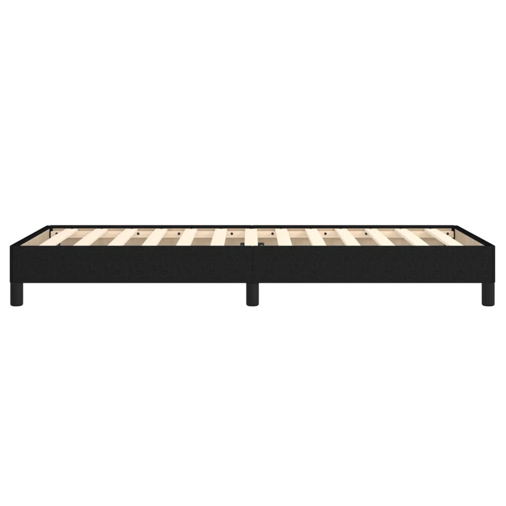 Bettgestell ohne Matratze Schwarz 80x200 cm Stoff