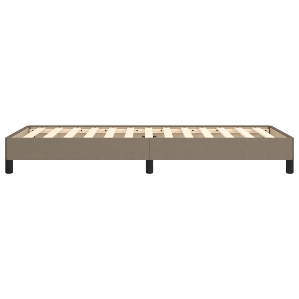 Bettgestell ohne Matratze Taupe 80x200 cm Stoff