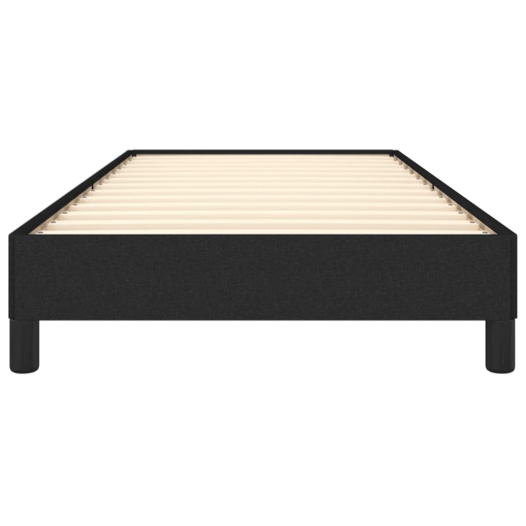 Bettgestell ohne Matratze Schwarz 90x190 cm Stoff