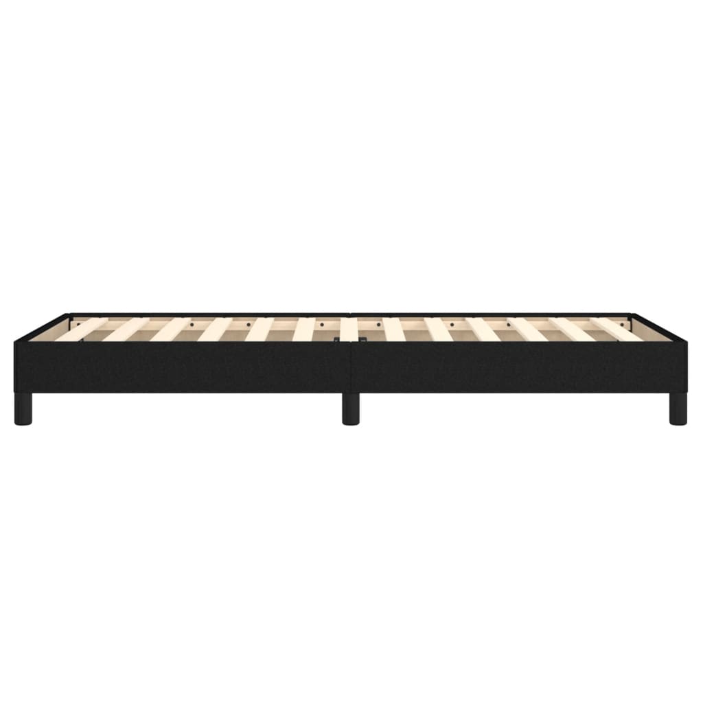 Bettgestell ohne Matratze Schwarz 90x190 cm Stoff