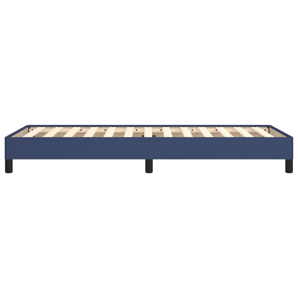 Bettgestell ohne Matratze Blau 90x190 cm Stoff