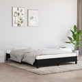 Bettgestell ohne Matratze Schwarz 140x190 cm Stoff
