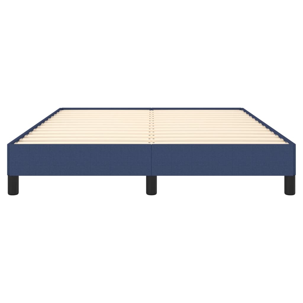 Bettgestell ohne Matratze Blau 140x190 cm Stoff
