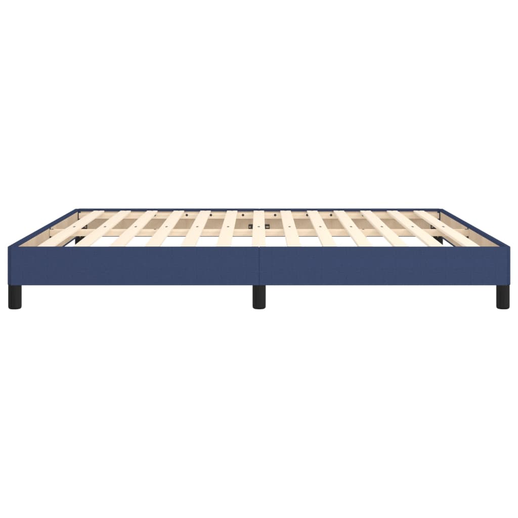 Bettgestell ohne Matratze Blau 180x200 cm Stoff