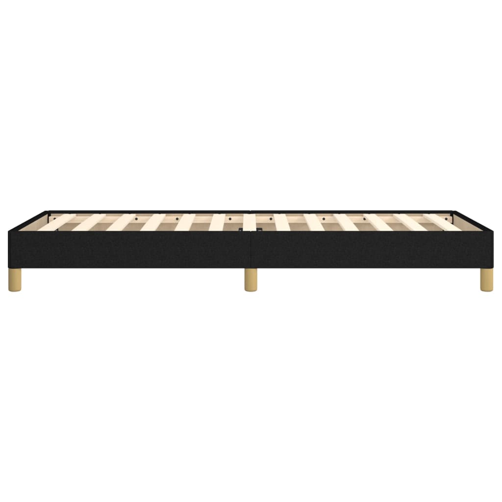 Bettgestell ohne Matratze Schwarz 80x200 cm Stoff