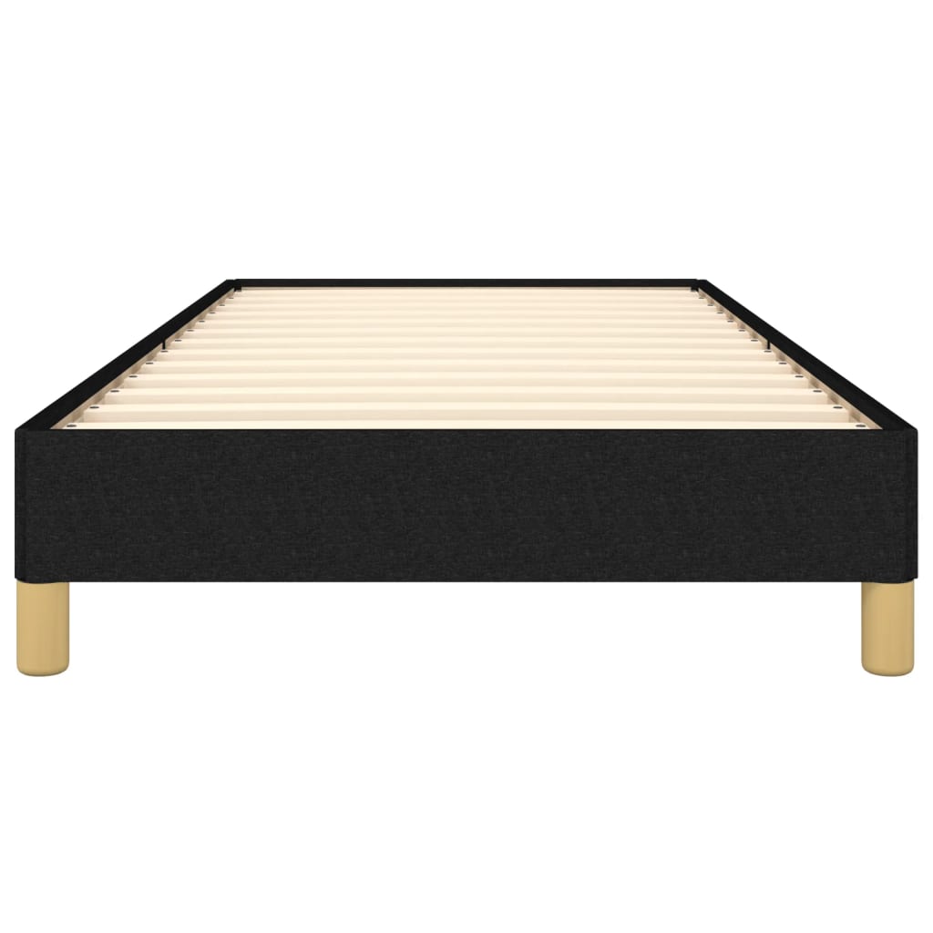 Bettgestell ohne Matratze Schwarz 90x190 cm Stoff