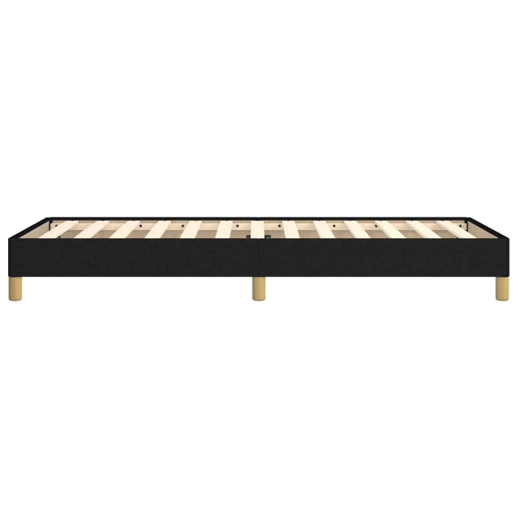 Bettgestell ohne Matratze Schwarz 90x190 cm Stoff
