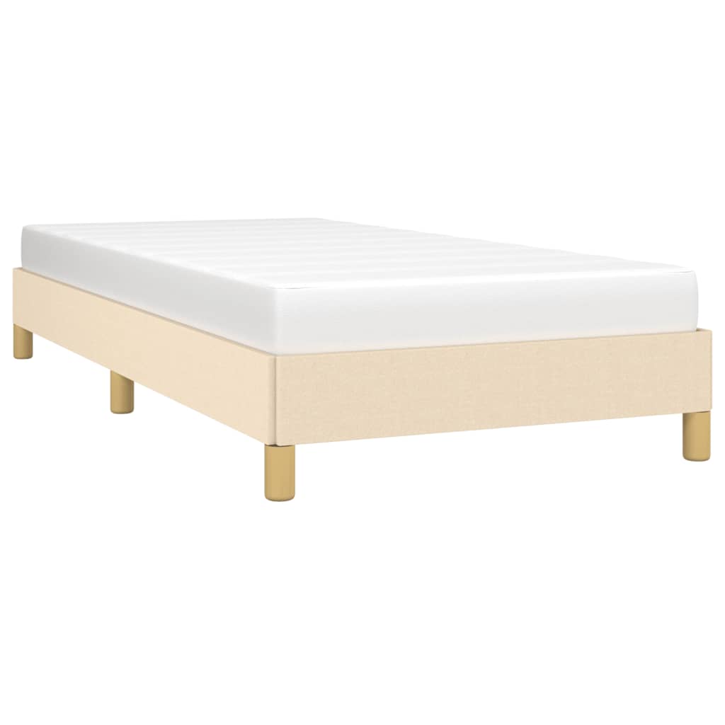 Bettgestell ohne Matratze Blau 90x190 cm Stoff