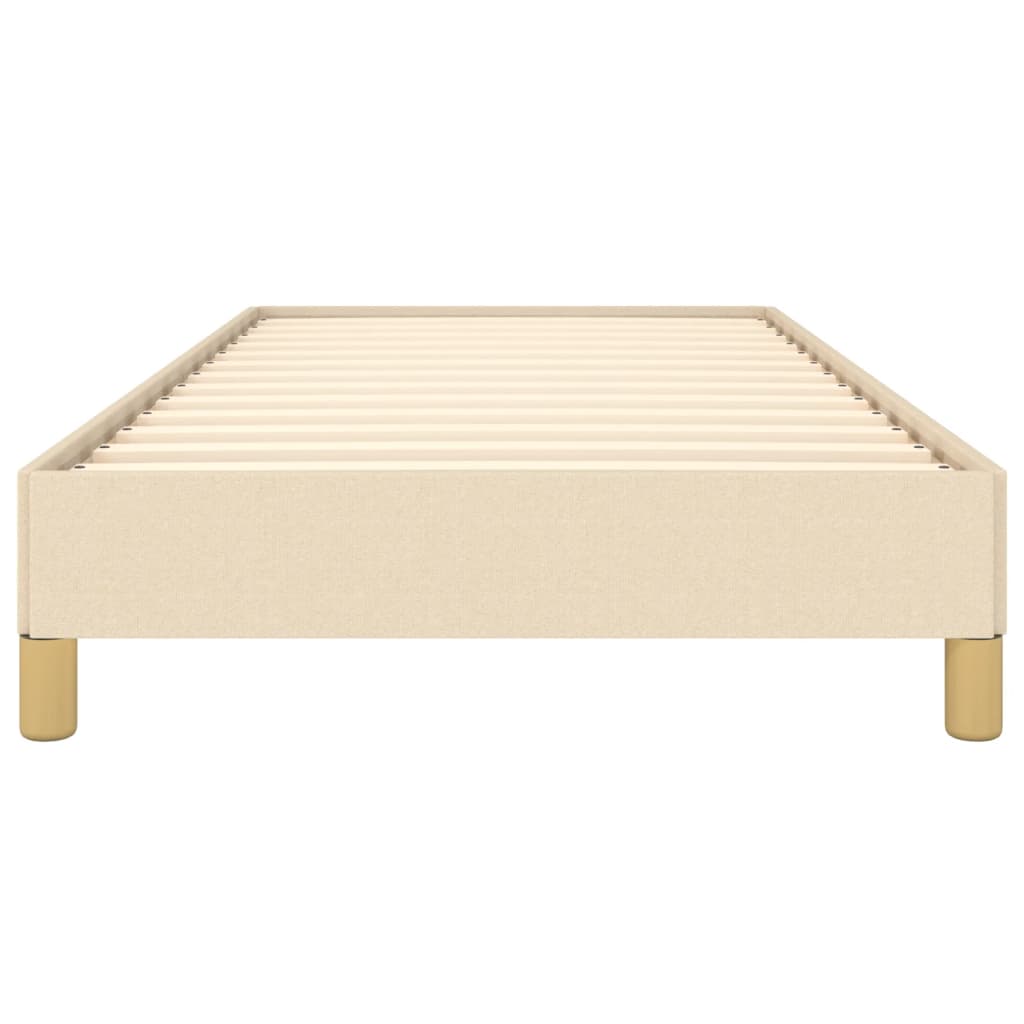 Bettgestell ohne Matratze Blau 90x190 cm Stoff