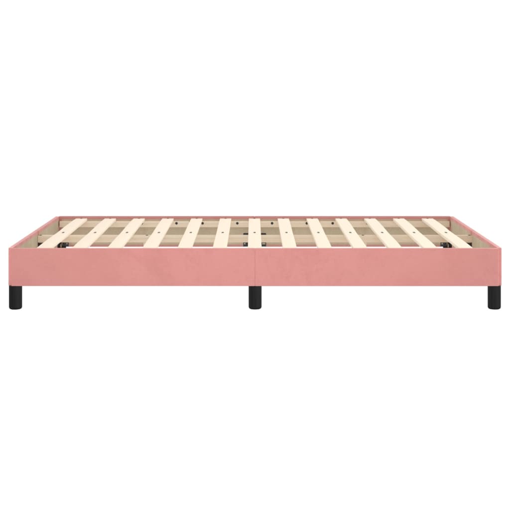 Bettgestell Rosa 120x200 cm Samt