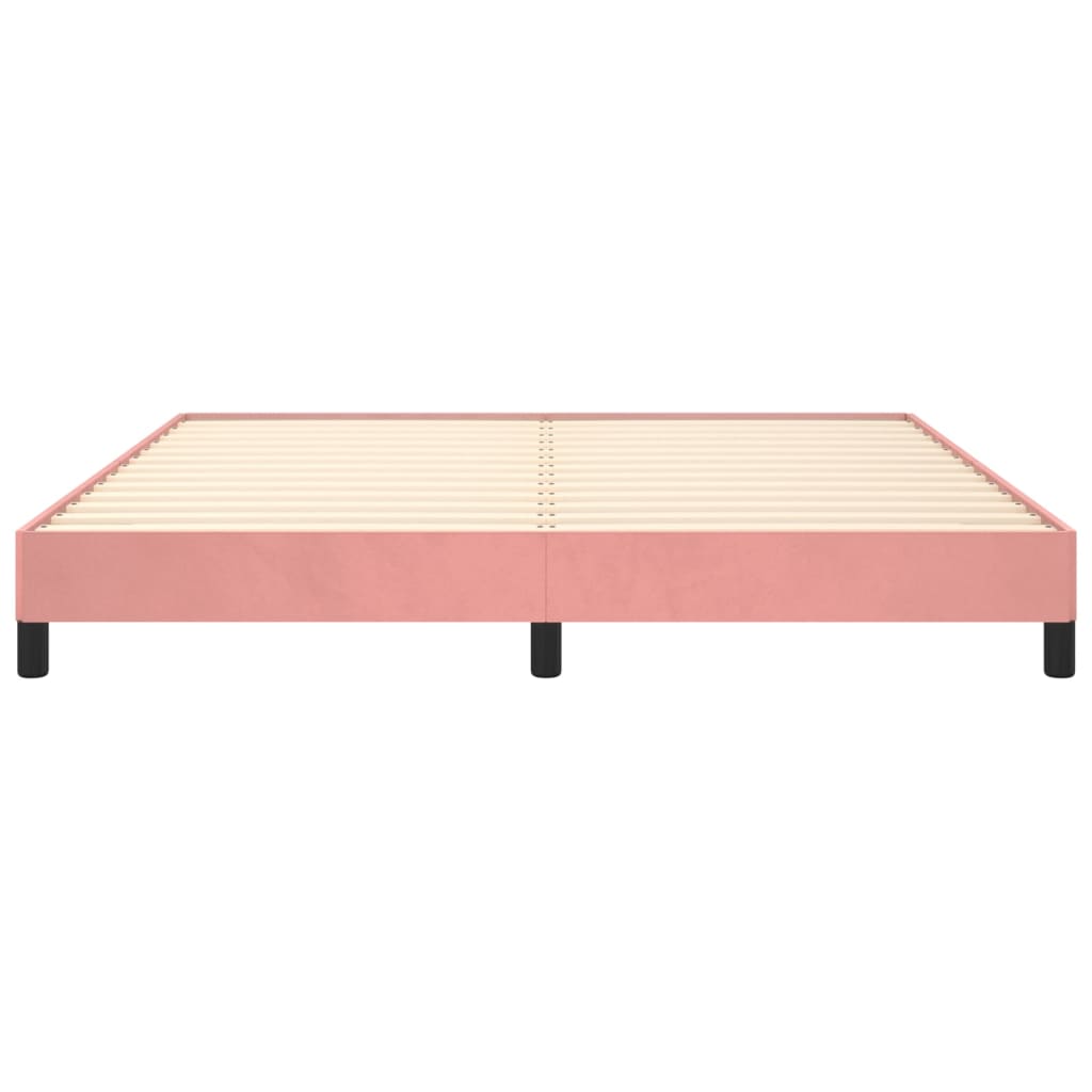 Bettgestell Rosa 160x200 cm Samt