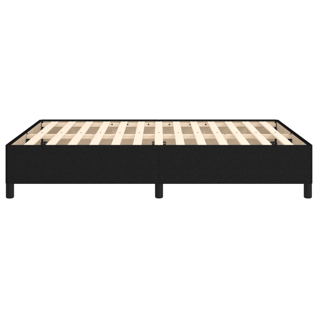 Bettgestell ohne Matratze Schwarz 140x200 cm Stoff