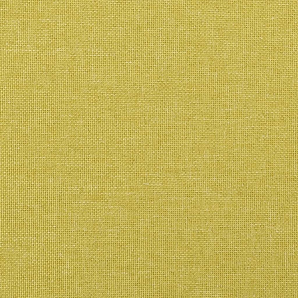 Bettgestell ohne Matratze Grün 200x200 cm Stoff