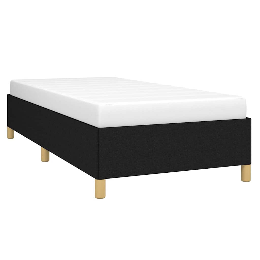Bettgestell ohne Matratze Schwarz 90x190 cm Stoff