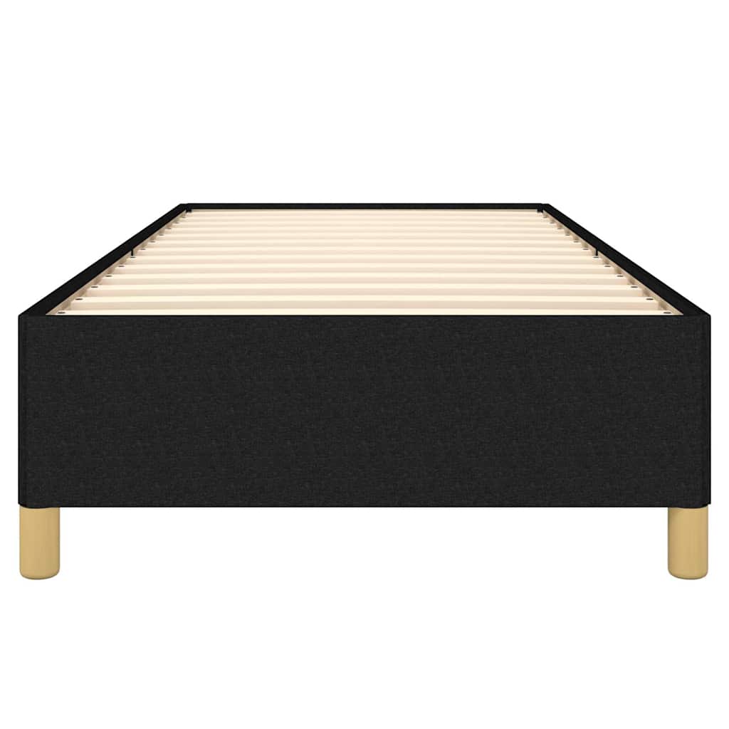 Bettgestell ohne Matratze Schwarz 90x190 cm Stoff