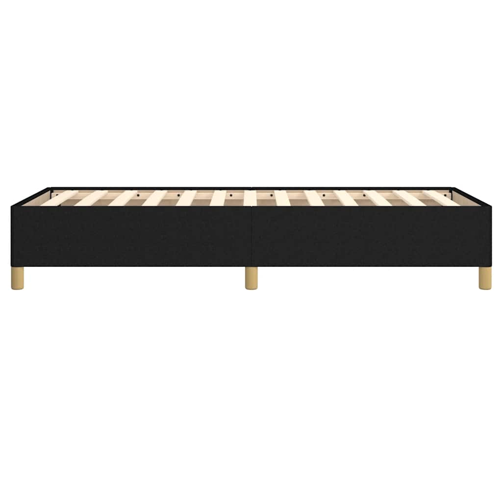 Bettgestell ohne Matratze Schwarz 90x190 cm Stoff