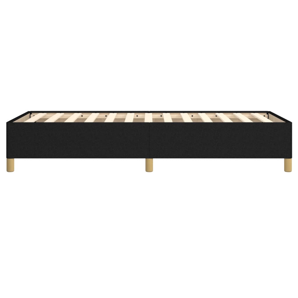 Bettgestell ohne Matratze Schwarz 90x200 cm Stoff