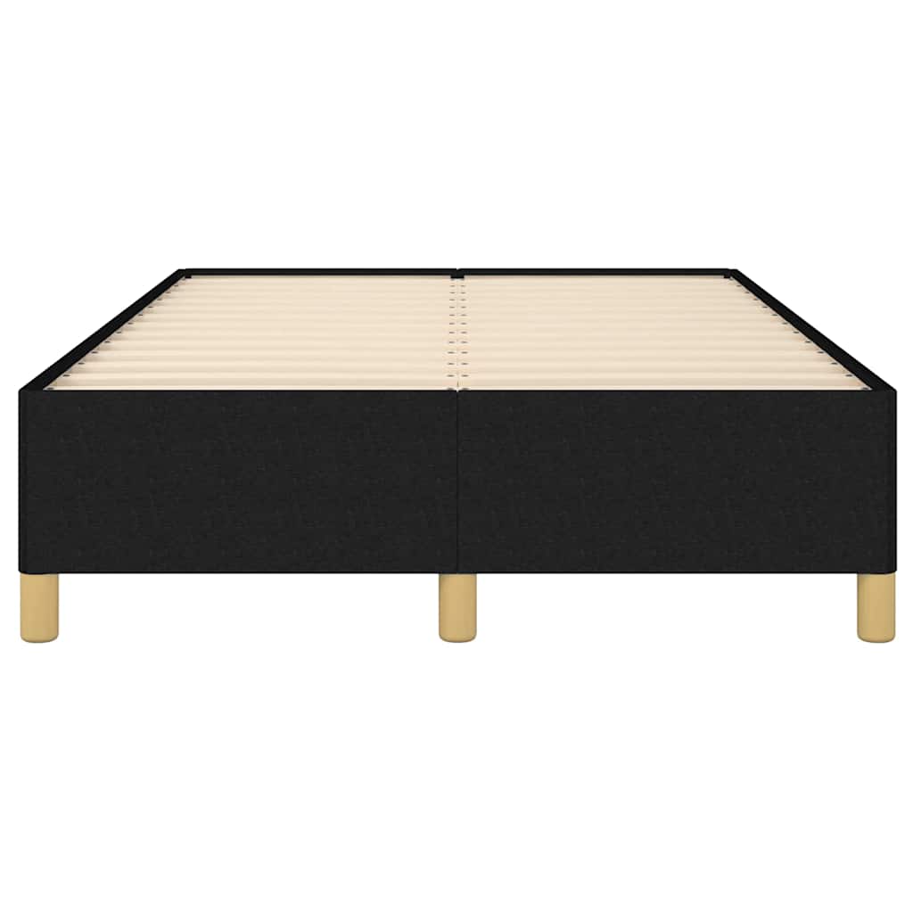 Bettgestell ohne Matratze Schwarz 120x200 cm Stoff