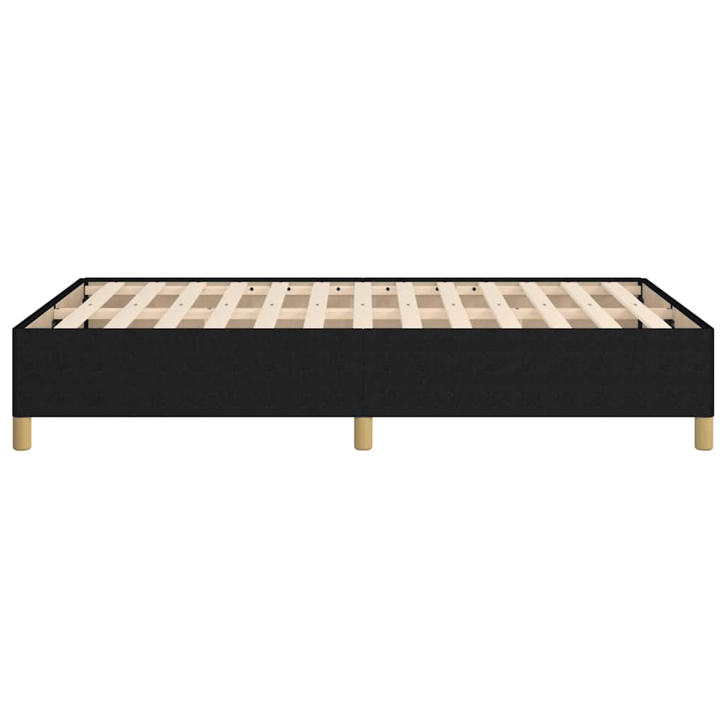 Bettgestell ohne Matratze Schwarz 120x200 cm Stoff