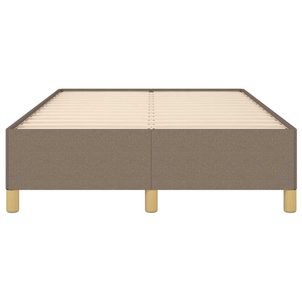 Bettgestell ohne Matratze Taupe 120x200 cm Stoff