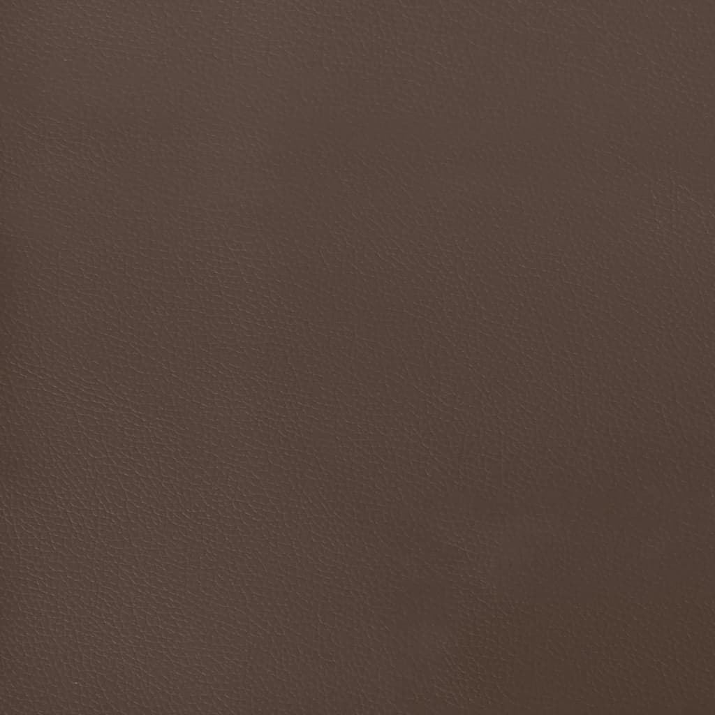 Bettgestell Braun 140x200 cm Kunstleder