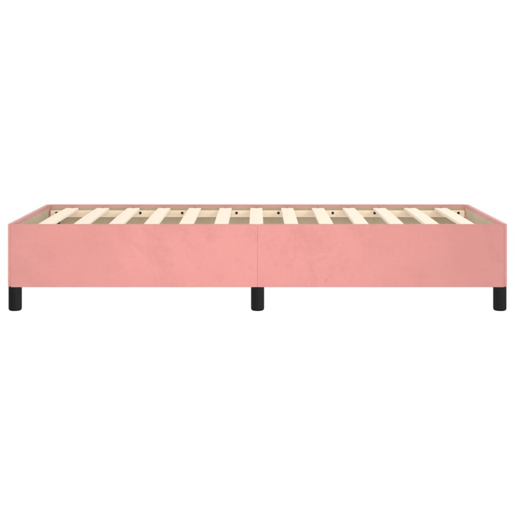 Bettgestell Rosa 90x190 cm Samt