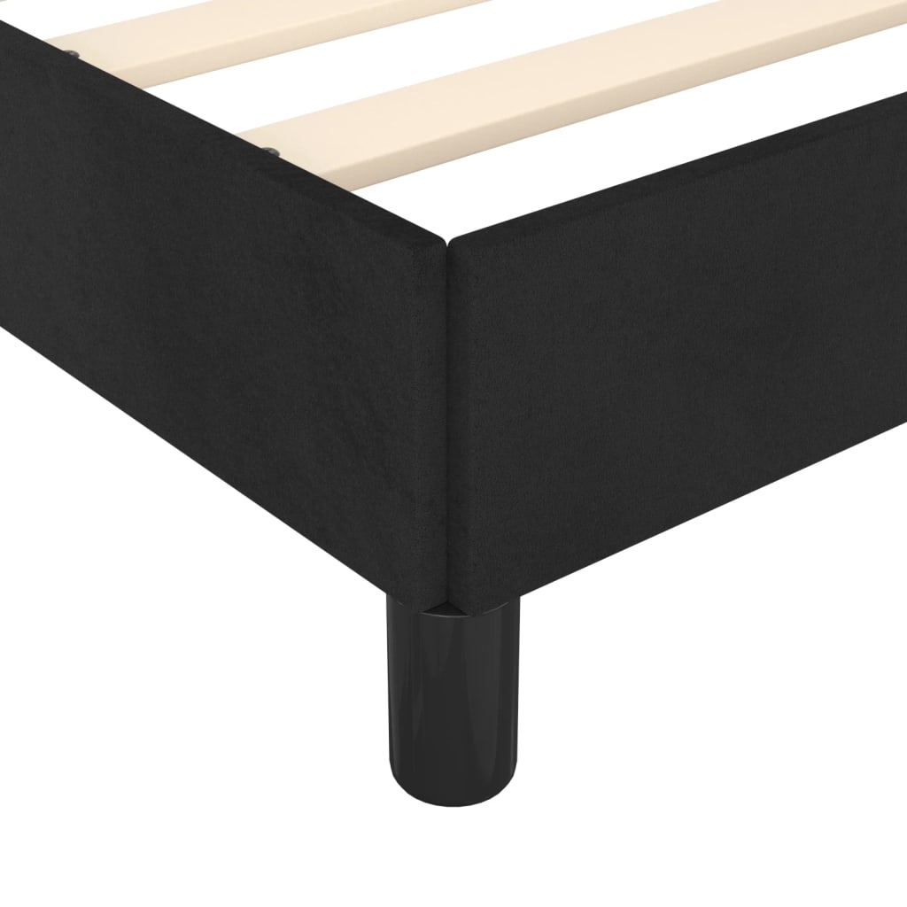 Bettgestell Schwarz 90x200 cm Samt