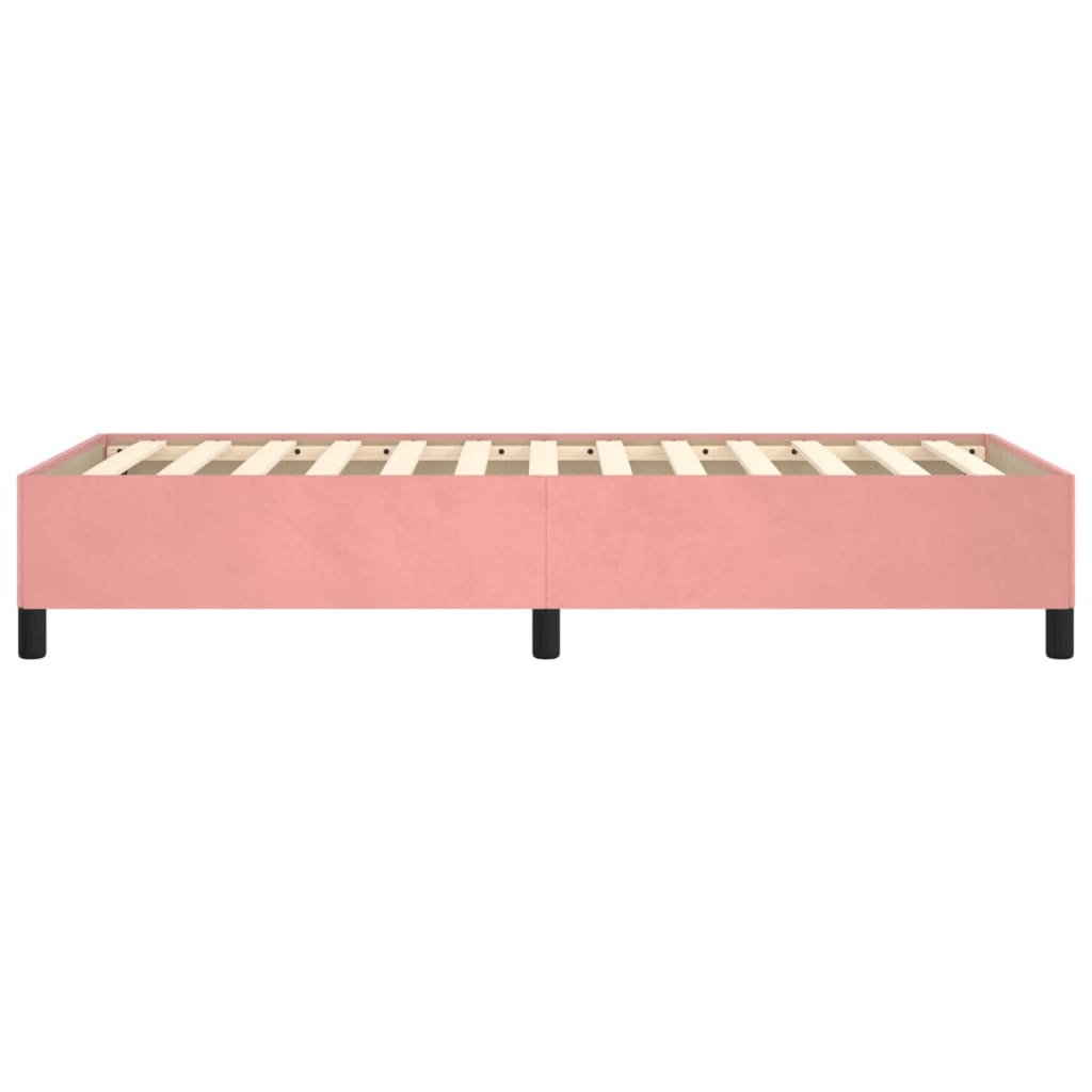 Bettgestell Rosa 100x200 cm Samt