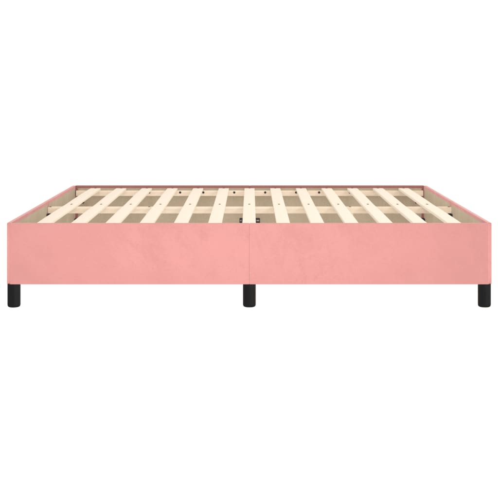 Bettgestell Rosa 180x200 cm Samt