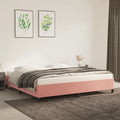 Bettgestell Rosa 200x200 cm Samt
