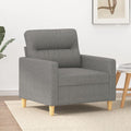 Sofasessel Dunkelgrau 60 cm Stoff