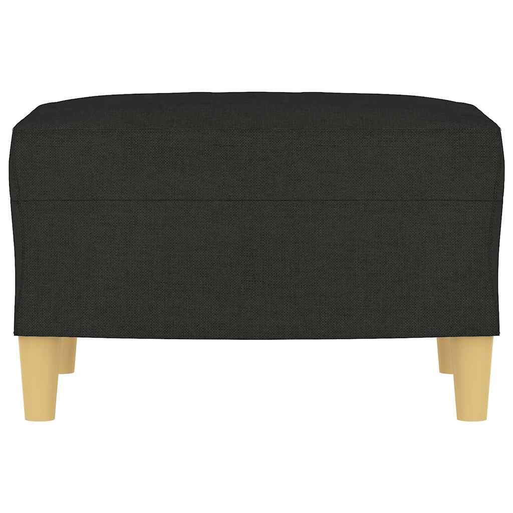 Fußhocker Schwarz 60x50x41 cm Stoff