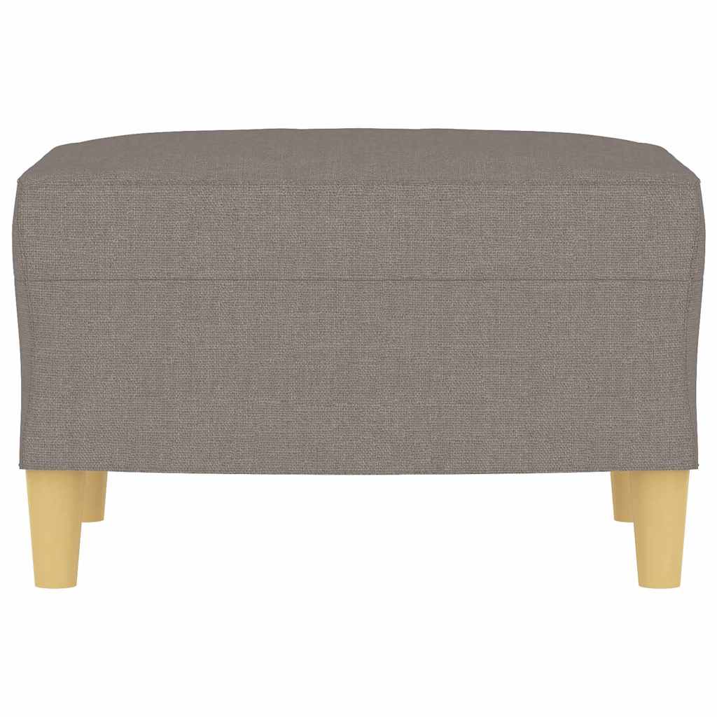 Fußhocker Taupe 60x50x41 cm Stoff
