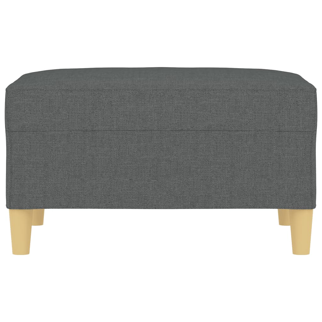 Fußhocker Dunkelgrau 70x55x41 cm Stoff