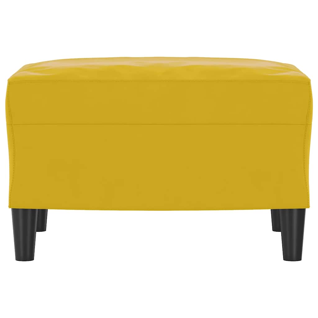 Fußhocker Gelb 60x50x41 cm Samt