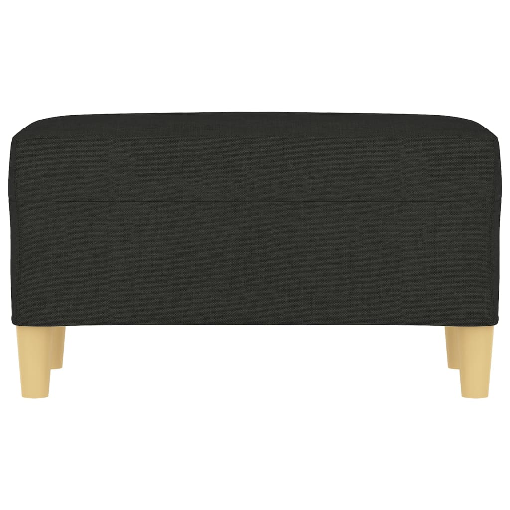 Sitzbank Schwarz 70x35x41 cm Stoff