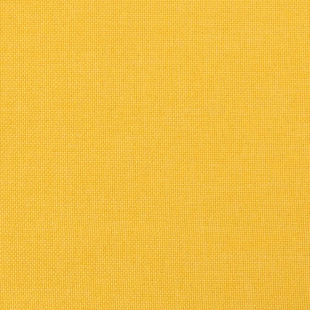 Sitzbank Hellgelb 70x35x41 cm Stoff
