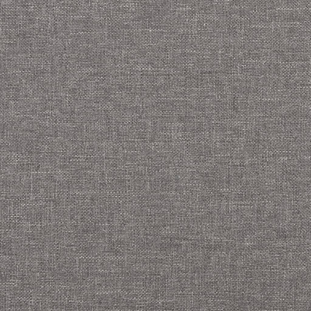 Sitzbank Hellgrau 100x35x41 cm Stoff