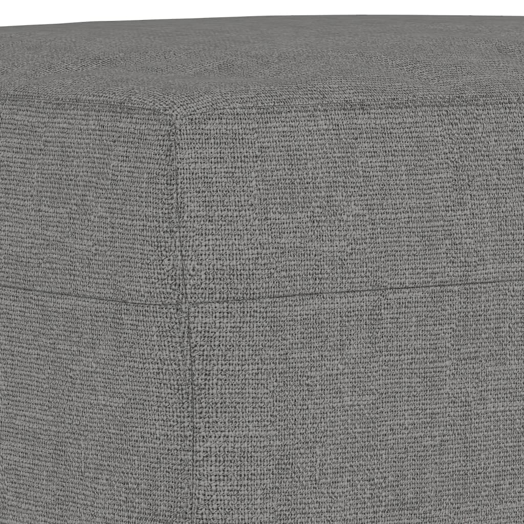 Sitzbank Dunkelgrau 100x35x41 cm Stoff