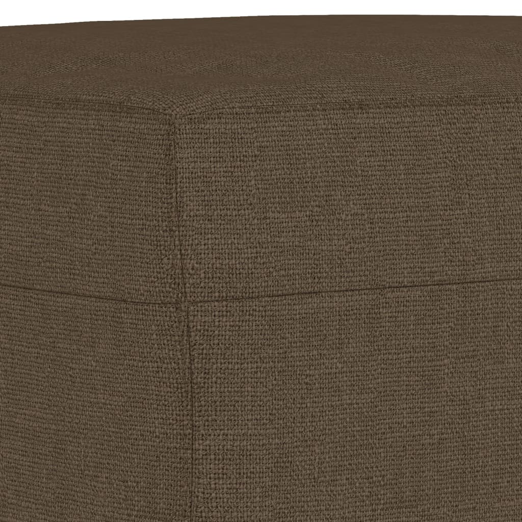 Sitzbank Braun 100x35x41 cm Stoff