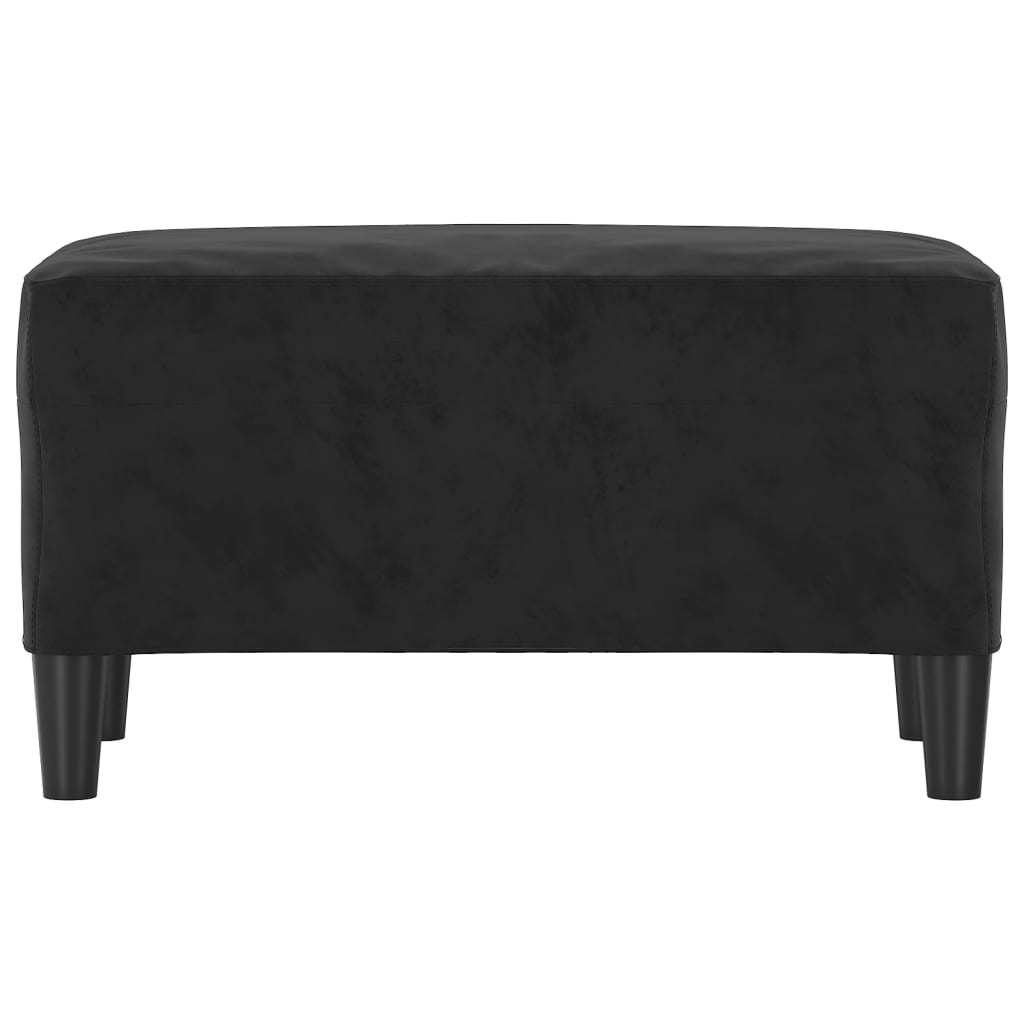 Sitzbank Schwarz 70x35x41 cm Samt