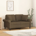 Zierkissen 2 Stk. Braun 40x40 cm Stoff