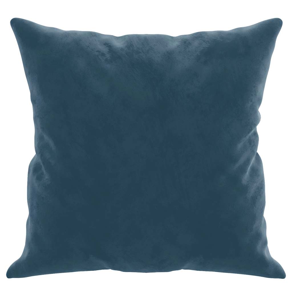 Zierkissen 2 Stk. Blau 40x40 cm Samt