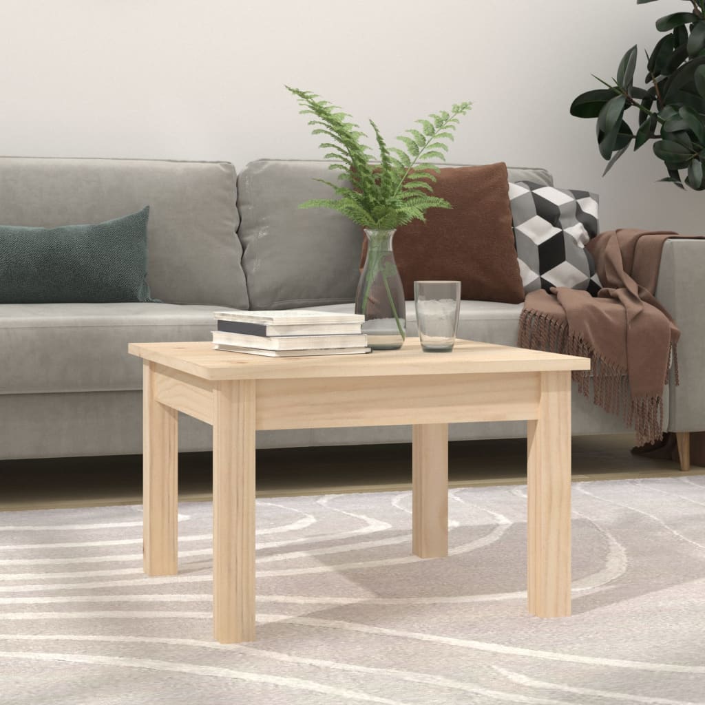 Couchtisch 45x45x30 cm Massivholz Kiefer