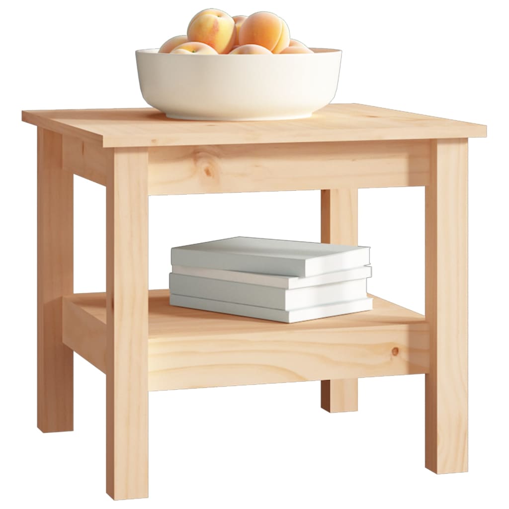Couchtisch 45 x 45 x 40 cm Massivholz Kiefer