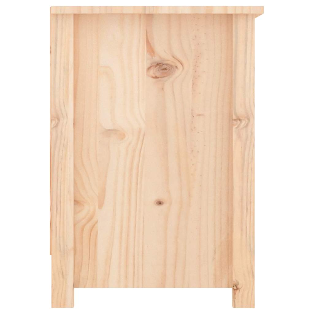 TV-Schrank 103x36,5x52 cm Massivholz Kiefer