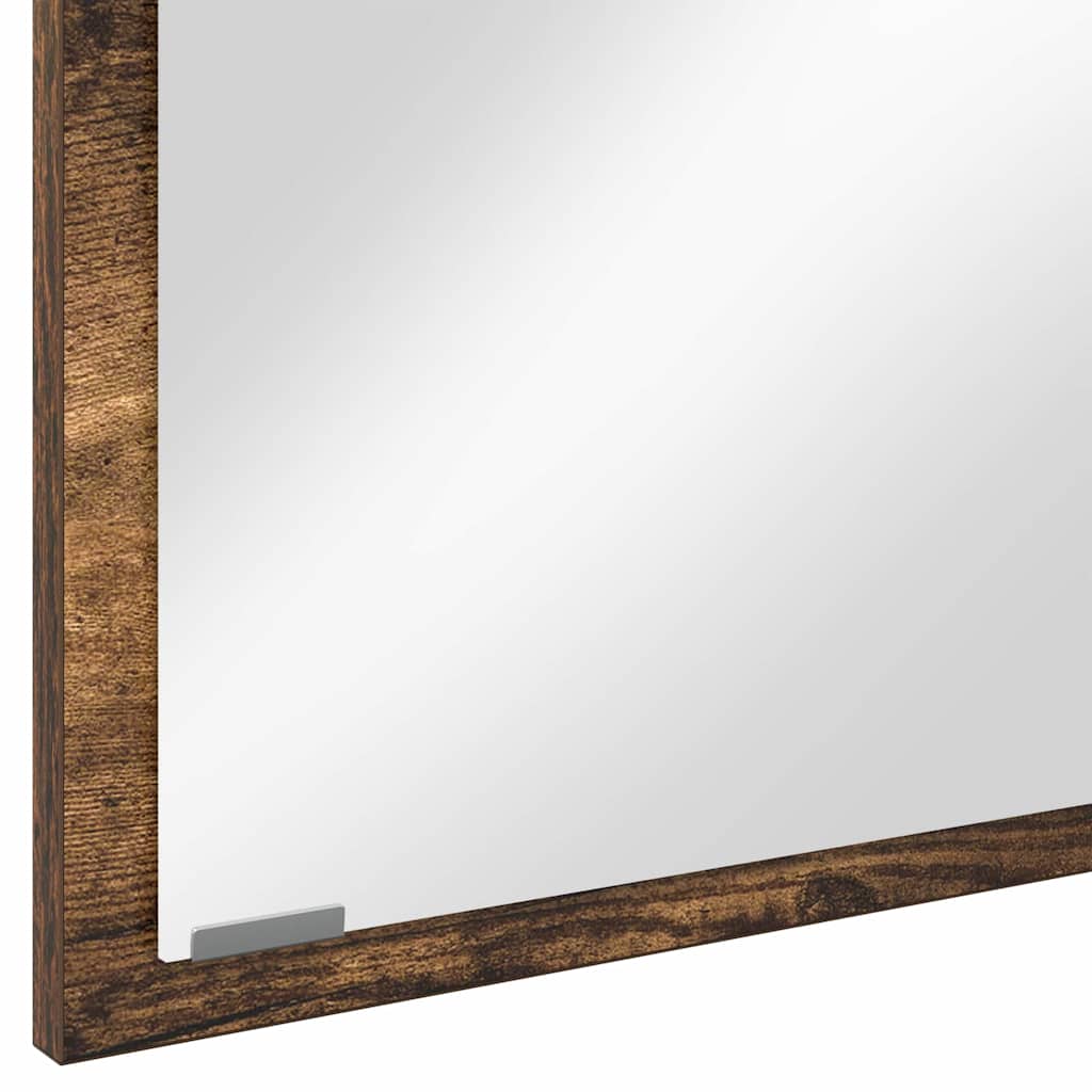 Spiegel Geräucherte Eiche 90 x 8,5 x 37 cm Holzwerkstoff