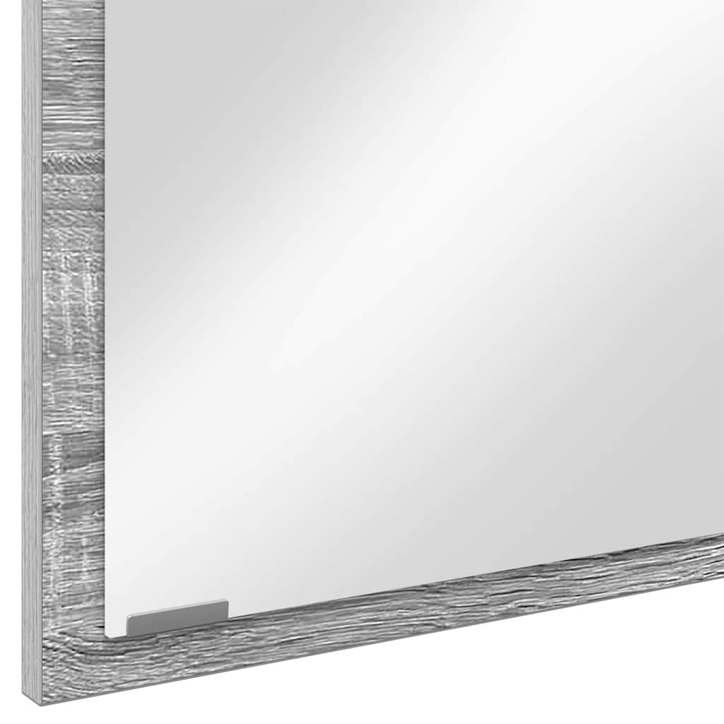 Spiegel Graues Sonoma 90 x 8,5 x 37 cm Holzwerkstoff