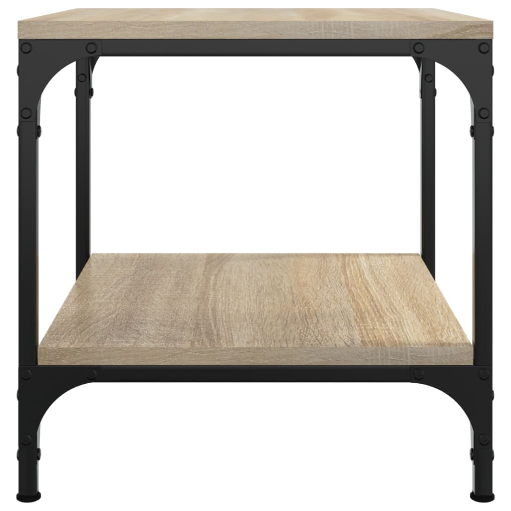 Couchtisch Sonoma-Eiche 50x50x40 cm Holzwerkstoff