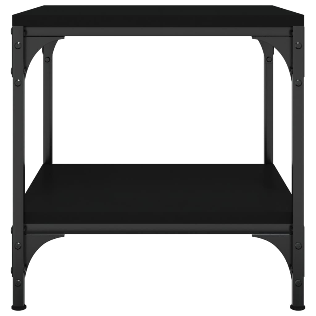 Beistelltisch Schwarz 40x40x40 cm Holzwerkstoff